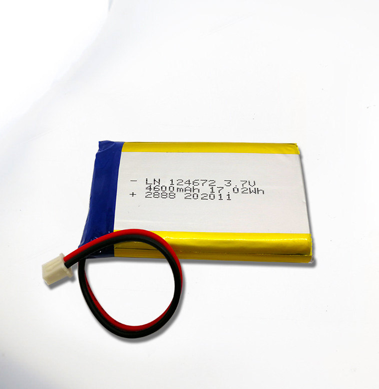 3.7V 124672 4600mAh 高溫燈具聚合物鋰電池 3.7V 124672 4600mAh 高溫燈具聚合物鋰電池