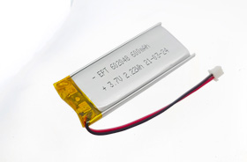 3.7V 602048 600mAh 內窺鏡聚合物鋰電池 3.7V 602048 600mAh 內窺鏡聚合物鋰電池