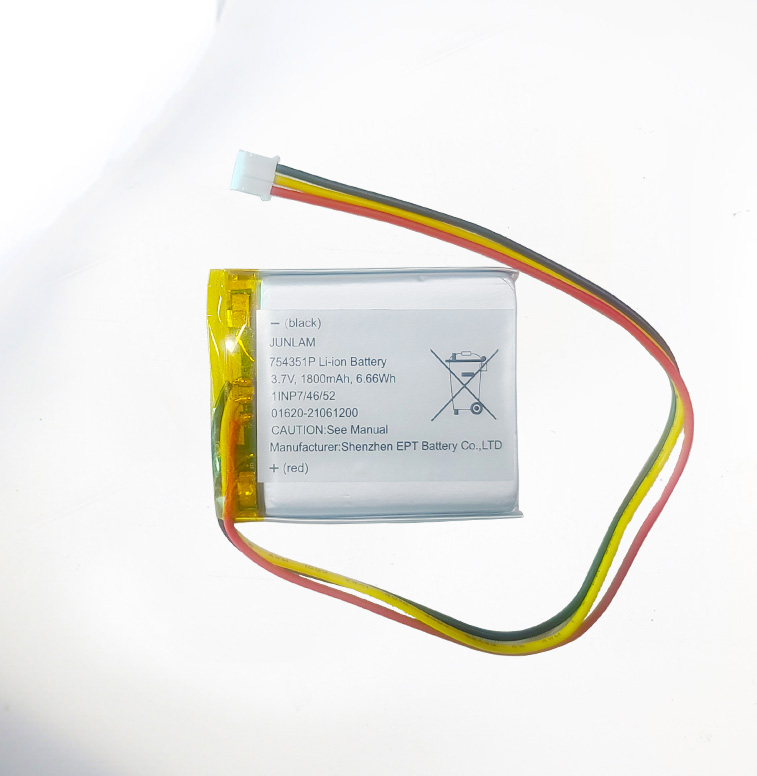 3.7V 704551 1200mAh 音響聚合物鋰電池 3.7V 704551 1200mAh 音響聚合物鋰電池